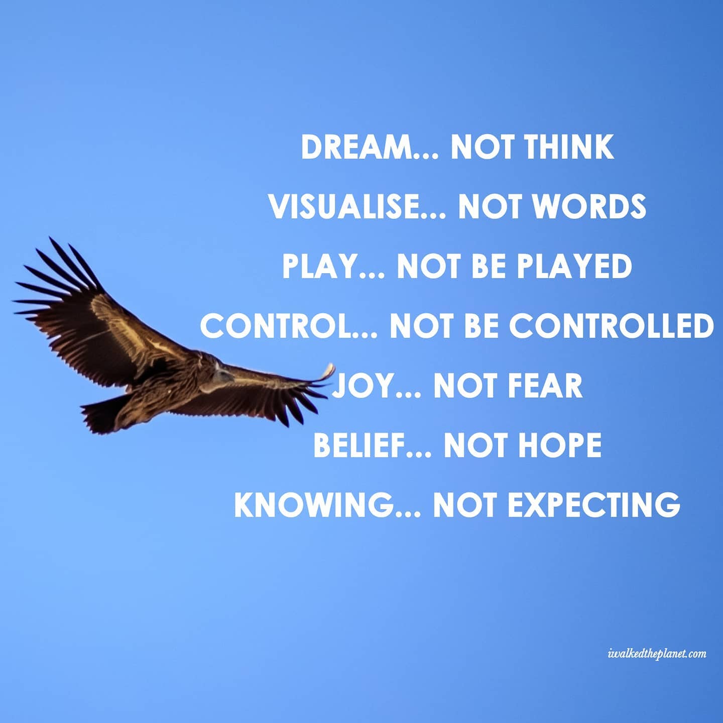 The Art of living summed up in words